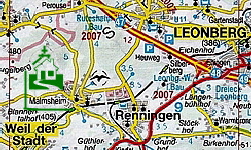 Karte Malmsheim